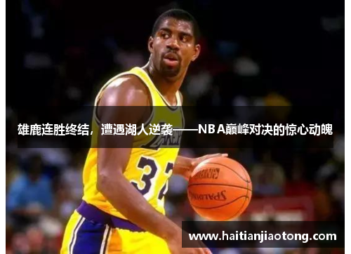 雄鹿连胜终结，遭遇湖人逆袭——NBA巅峰对决的惊心动魄